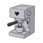 Espresso machine icon
